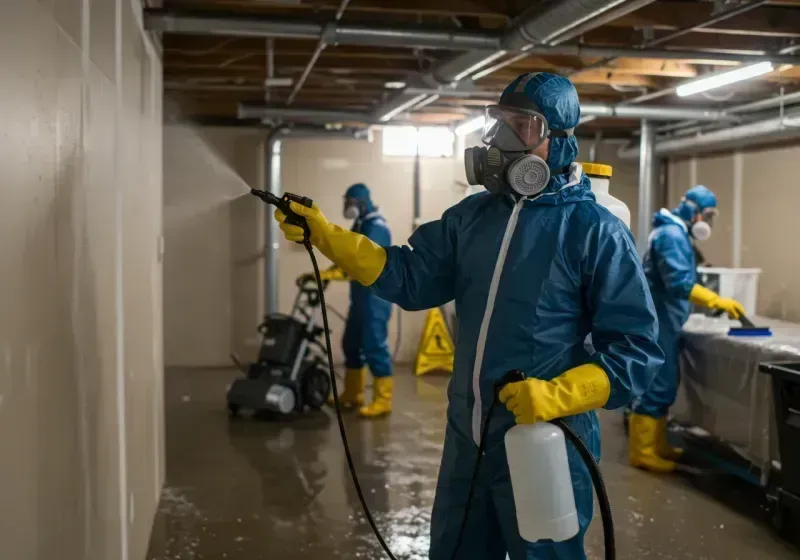 Basement Sanitization and Antimicrobial Treatment process in Comanche County, TX